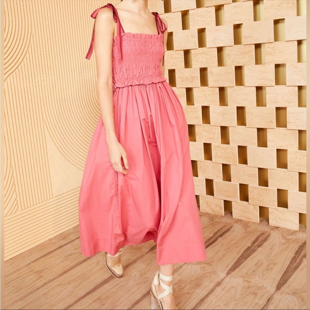 Ulla Johnson Akshara Dress in Honeysuckle